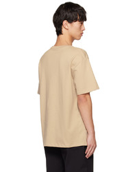 T-shirt à col rond imprimé marron clair Saturdays Nyc