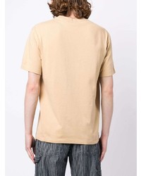T-shirt à col rond imprimé marron clair Kenzo