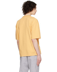 T-shirt à col rond imprimé marron clair Jacquemus