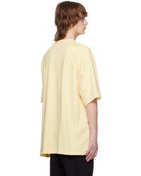 T-shirt à col rond imprimé marron clair Martine Rose