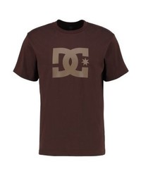 T-shirt à col rond imprimé marron foncé DC Shoes