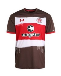 T-shirt à col rond imprimé marron foncé Under Armour