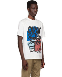 T-shirt à col rond imprimé marron foncé Paul Smith