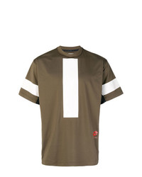 T-shirt à col rond imprimé marron Damir Doma