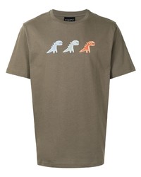 T-shirt à col rond imprimé marron SPORT b. by agnès b.