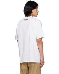 T-shirt à col rond imprimé marron AAPE BY A BATHING APE