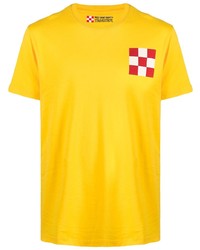 T-shirt à col rond imprimé moutarde MC2 Saint Barth