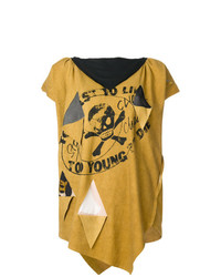 T-shirt à col rond imprimé moutarde Vivienne Westwood Anglomania