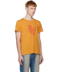 T-shirt à col rond imprimé moutarde TheOpen Product