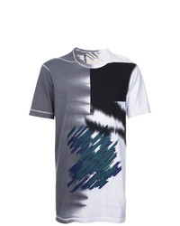 T-shirt à col rond imprimé multicolore 11 By Boris Bidjan Saberi