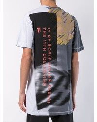 T-shirt à col rond imprimé multicolore 11 By Boris Bidjan Saberi