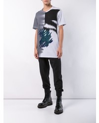 T-shirt à col rond imprimé multicolore 11 By Boris Bidjan Saberi