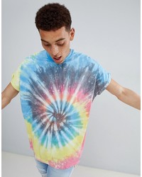 T-shirt à col rond imprimé multicolore ASOS DESIGN