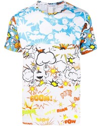 T-shirt à col rond imprimé multicolore Comme Des Garcons SHIRT