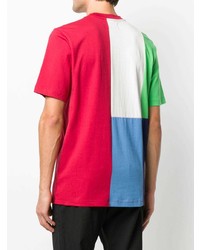 T-shirt à col rond imprimé multicolore Palace