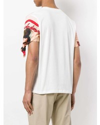 T-shirt à col rond imprimé multicolore JW Anderson