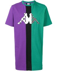 T-shirt à col rond imprimé multicolore Kappa