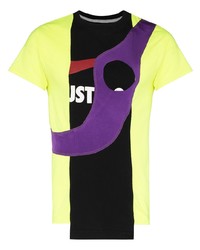 T-shirt à col rond imprimé multicolore LUEDE