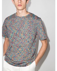 T-shirt à col rond imprimé multicolore Missoni
