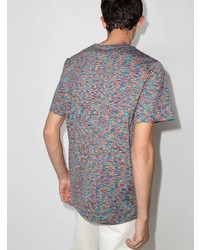 T-shirt à col rond imprimé multicolore Missoni