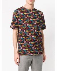T-shirt à col rond imprimé multicolore Missoni Mare