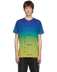 T-shirt à col rond imprimé multicolore Off-White
