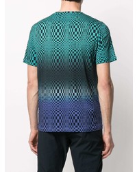 T-shirt à col rond imprimé multicolore Paul Smith