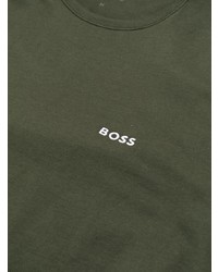 T-shirt à col rond imprimé multicolore BOSS