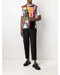 T-shirt à col rond imprimé multicolore Junya Watanabe MAN