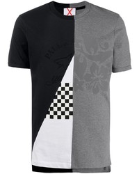 T-shirt à col rond imprimé multicolore Paul & Shark
