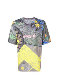 T-shirt à col rond imprimé multicolore Vivienne Westwood MAN
