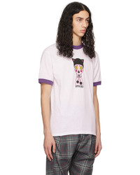 T-shirt à col rond imprimé multicolore Anna Sui