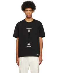 T-shirt à col rond imprimé noir et blanc 3.1 Phillip Lim