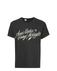 T-shirt à col rond imprimé noir et blanc Addict Clothes Japan