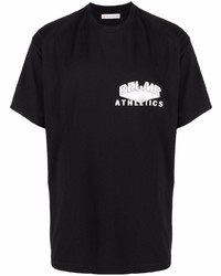 T-shirt à col rond imprimé noir et blanc BEL-AIR ATHLETICS