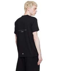 T-shirt à col rond imprimé noir et blanc Givenchy