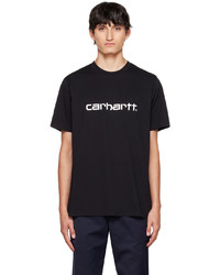 T-shirt à col rond imprimé noir et blanc CARHARTT WORK IN PROGRESS