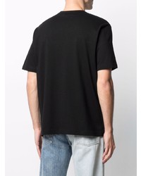 T-shirt à col rond imprimé noir et blanc Junya Watanabe MAN