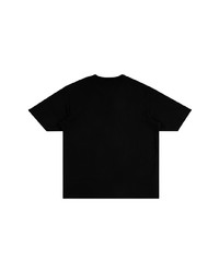 T-shirt à col rond imprimé noir et blanc Supreme