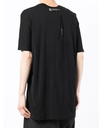 T-shirt à col rond imprimé noir et blanc 11 By Boris Bidjan Saberi