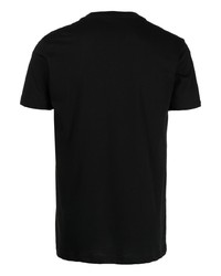 T-shirt à col rond imprimé noir et blanc PS Paul Smith
