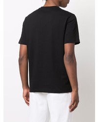 T-shirt à col rond imprimé noir et blanc Missoni