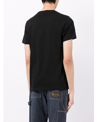 T-shirt à col rond imprimé noir et blanc PS Paul Smith