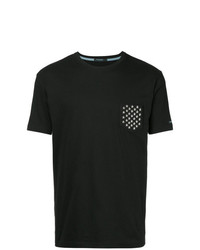 T-shirt à col rond imprimé noir et blanc GUILD PRIME