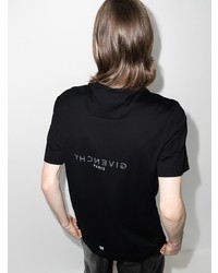 T-shirt à col rond imprimé noir et blanc Givenchy