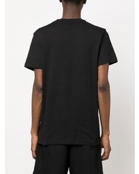 T-shirt à col rond imprimé noir et blanc Calvin Klein Jeans