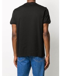 T-shirt à col rond imprimé noir et blanc DSQUARED2