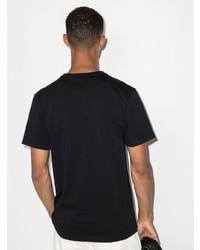 T-shirt à col rond imprimé noir et blanc MAISON KITSUNÉ