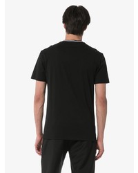 T-shirt à col rond imprimé noir et blanc Dolce & Gabbana