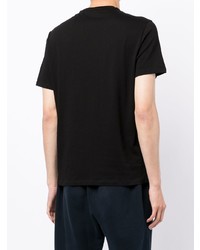 T-shirt à col rond imprimé noir et blanc Armani Exchange